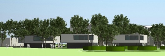 Svævende skovvillaler på kanten af lysningen